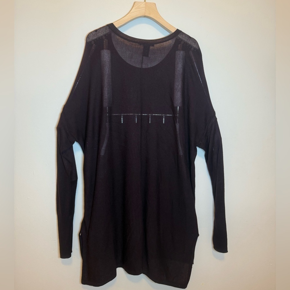 H&M Sheer Long Sleeve Brown Sweater - Picture 5 of 6